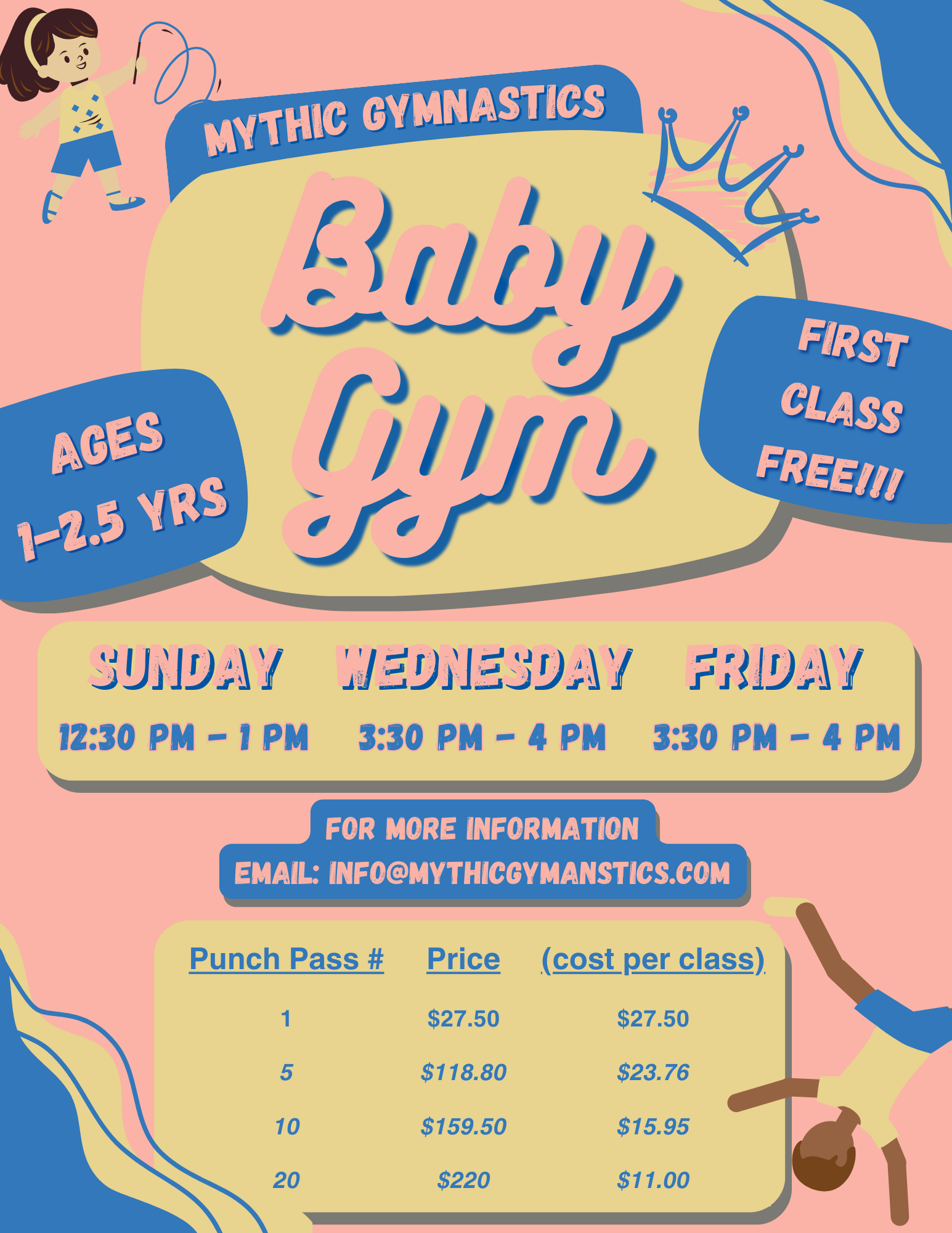 Baby Gym Flyer 10-1-2022